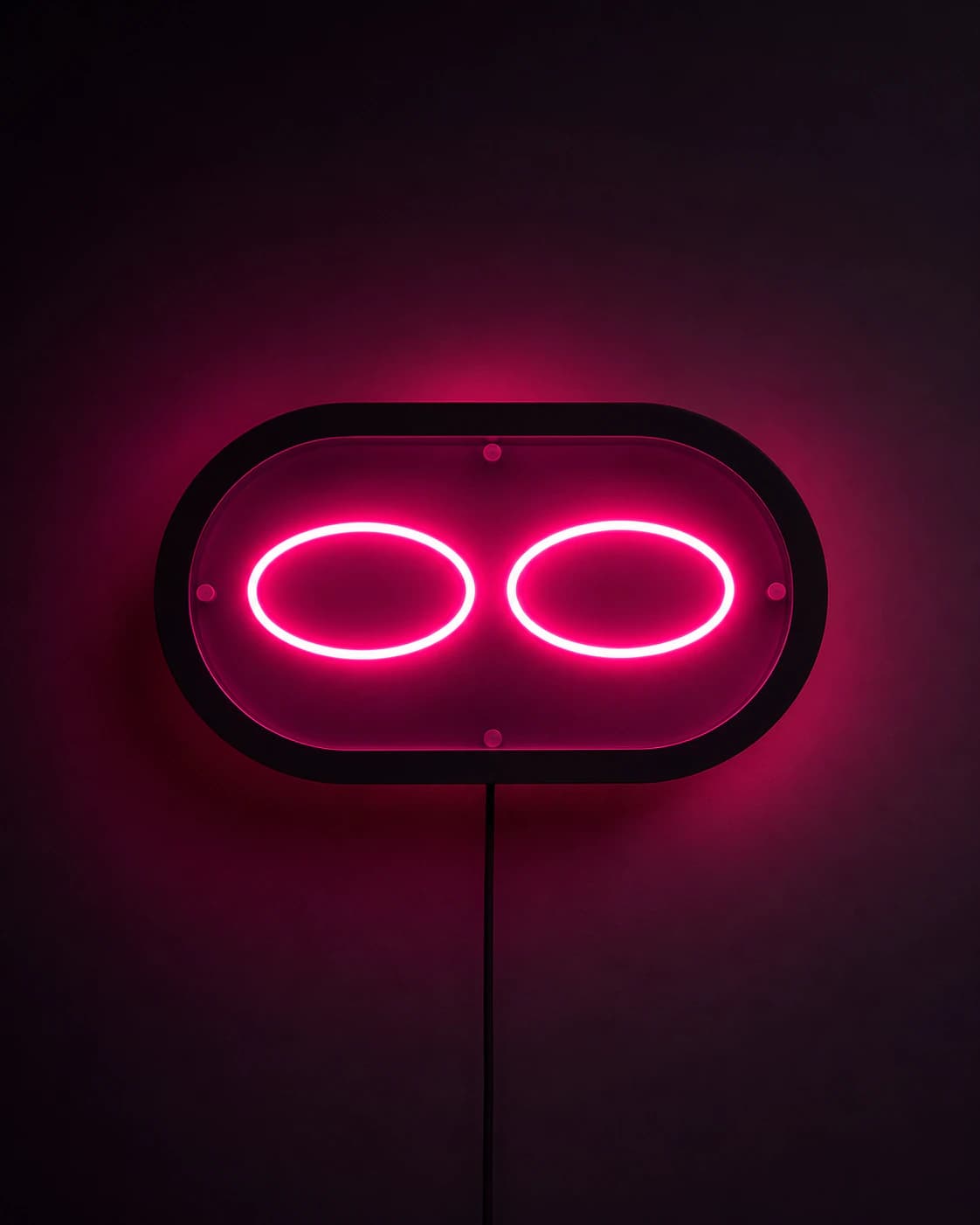 Neon O - Light Art