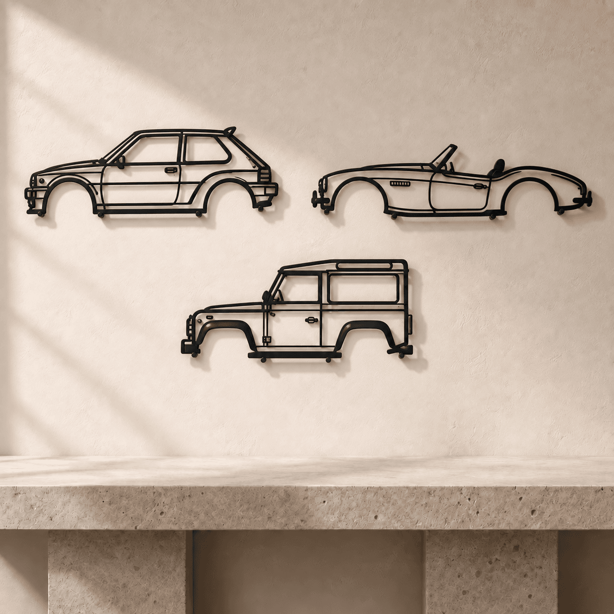 Your Car — Custom Metal Silhouette — 3